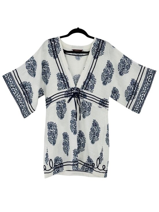 Anthropologie Tops - NWT Anthropologie Relaxed Kimono Cover Up Lounge Top | Coastal Boho King Kylie S